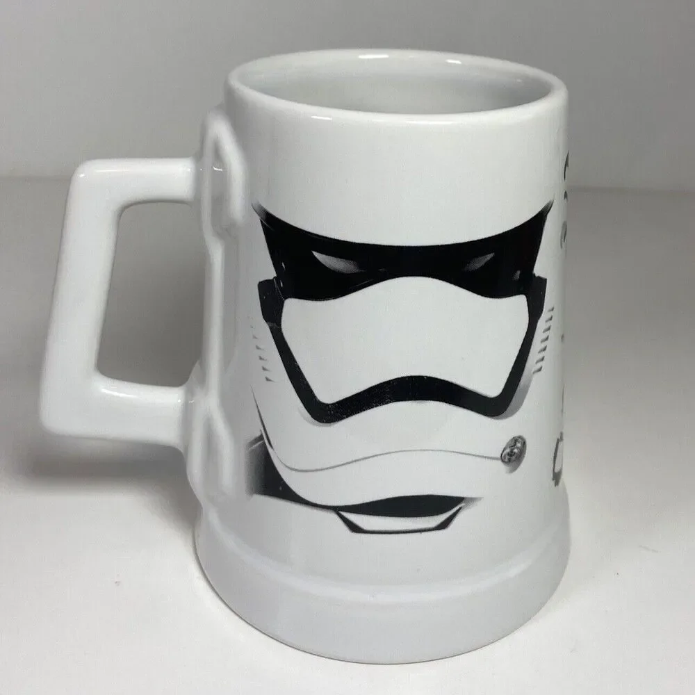 Star Wars Stormtrooper Coffee Mug Lucasfilm White/Black Ceramic 16oz - Picture 4 of 12